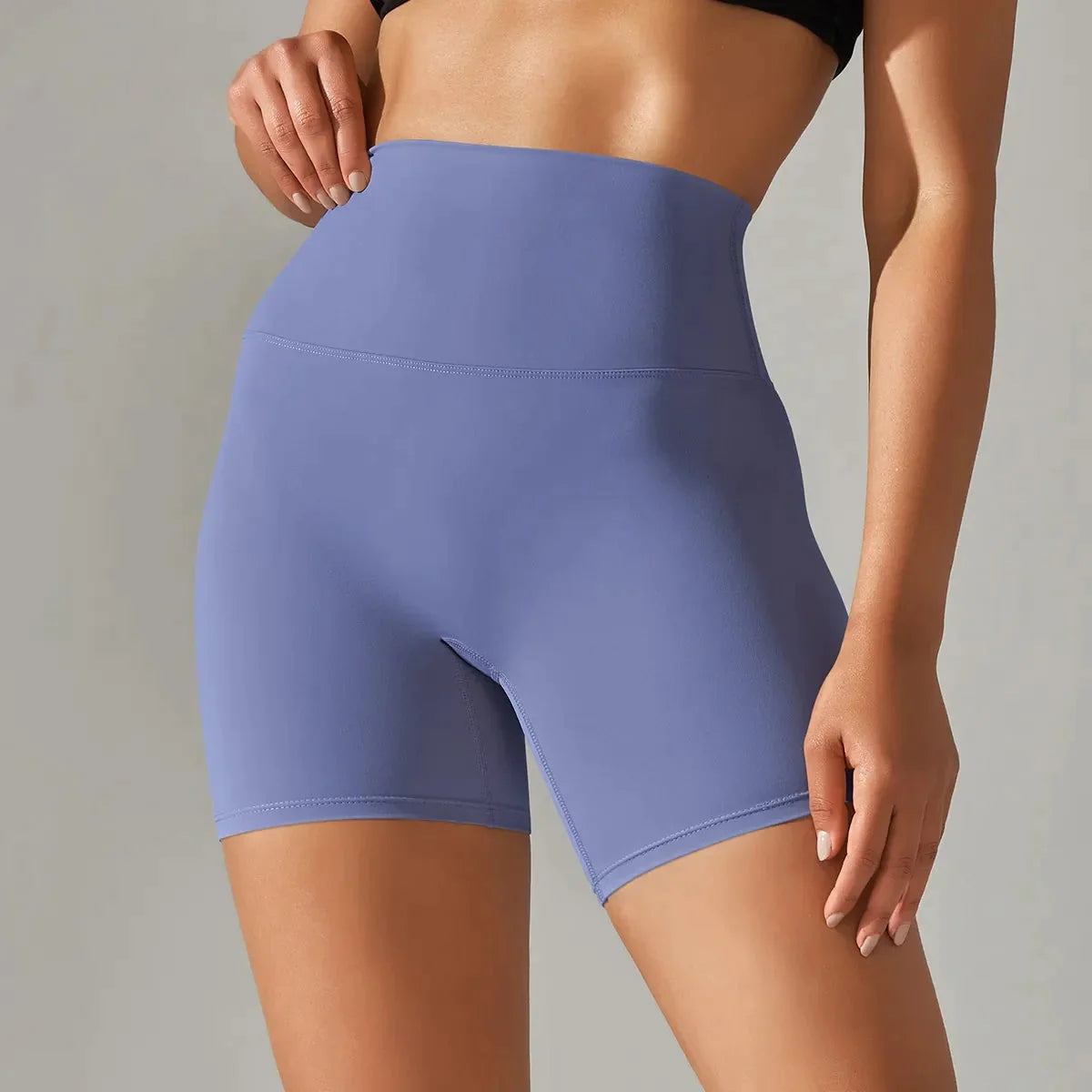 Short de Yoga Taille Haute Extensible et Respirant
